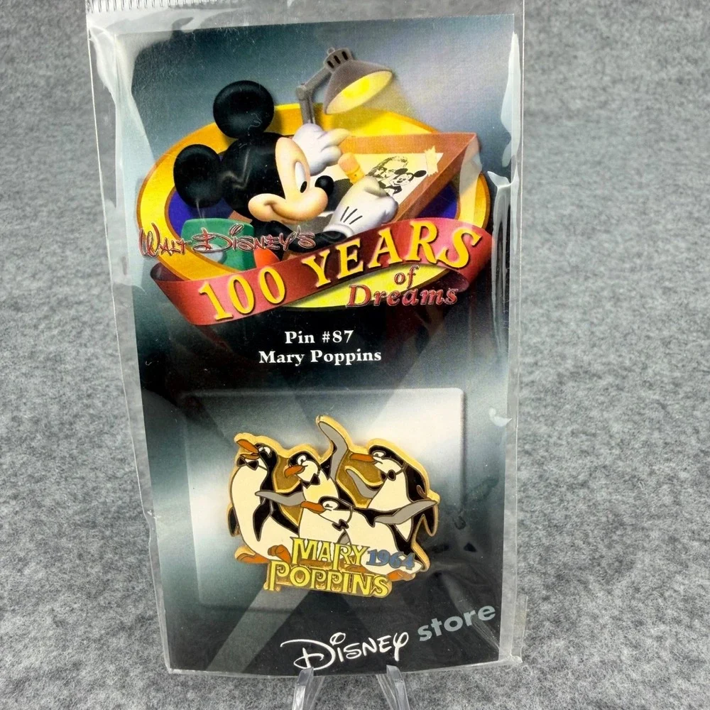 Disney Store 100 Years of Dreams Pin #87 Mary Poppins 1964 Penguins
